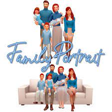 Family Portrait Poses Atashi77 On Patreon Sims Baby Sims 4 Family Sims