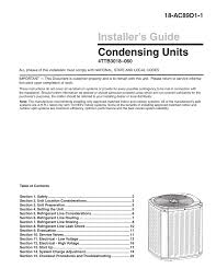 trane xb13 air conditioner installation manual manualzz com