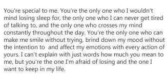 Selina Haas I Can T Explain With Just Words How Much You Mean To Me But You Re The One I M Afraid Of Losing A Personal Quotes Life Quotes Afraid To Lose You
