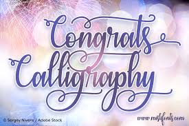 Check spelling or type a new query. Congrats Calligraphy Font Dafont Com