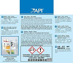 Api Ammonia 130 Test Freshwater And Saltwater Aquarium Water Test Kit