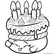 Print Cake Wishes Shopkins Season 1 From Coloring Pages Shopkins Coloring Pages Free Printable Birthday Coloring Pages Shopkin Coloring Pages
