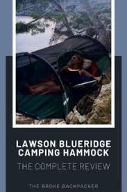 Set it up above rocky ground, on slopes, anywhere you can tie between two posts or trees or whatever. Epic Review Lawson Blue Ridge Camping Hammock 2021