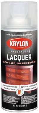 Krylon K07032 7032 Lacquer Spray 12 Oz Aerosol Can 20 25 Sq Ft Coverage Gloss 29 Deg C 7 Ph Clear Spray Paints Amazon Com