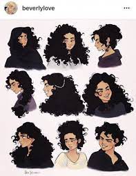 Best Hair Drawing Cartoon Curly Ideas Illustration Character Design Cartoon Hair Character Design Inspiration