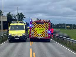 Tre personer til sykehus etter trafikkulykke på Voll