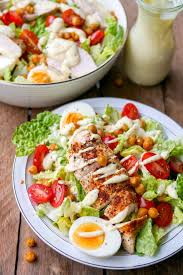 Caesar Salad Mit Kichererbsen Recipe Food Insalate
