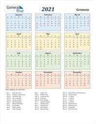 Download these free printable excel calendar templates with us holidays and customize them as you like. 2021 Calendar Germany With Holidays