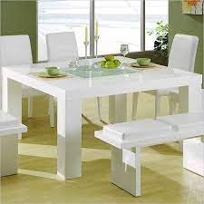 Stylifing dining table and chairs set round clear glass top crisscrossing chrome metal legs kitchen table and 4 sled based white faux leather chairs dining set home kitchen office waiting room use. 38 Types Of Dining Room Tables Extensive Buying Guide Home Stratosphere