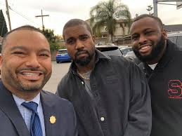 KANYE WEST WAS IN DA HOUSE: In an unexpected and unplanned visit to the  great City of Lynwood this morning, megastar Kanye West was literally in  the house of God this morning