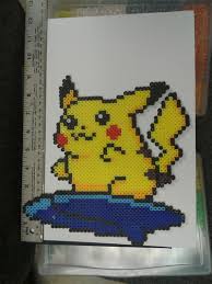 Crossstitch meme pokemon pikachu suprisedpikachu cross stitch suprised pikachu sew sewing art pikachu art pikachuart pokemon art. Pikachu Perler Bead Pattern Bead Sprites Bead Pattern Free