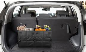 Roof top storage can include both hard shells and cargo bags which each have their advantages the keeper waterproof roof top cargo bag features 15 cubic feet of storage space in the rubber if your car is equipped with an overhead console or storage compartment, you'll find that it offers you. Imountek Car Truck Auto Trunk Organizer Collapsible Multi Compartment Storage Groupon