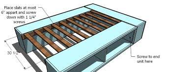 | you can build a simple storage bed to elevate a mattress and provide extra storage with these simple plans. Full Storage Captains Bed Diy Bed Frame Diy Storage Bed Captains Bed