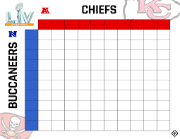 Popular printable box of good quality and at affordable prices you can buy on aliexpress. Printable Super Bowl Squares Grid For Chiefs Vs Buccaneers In 2021 Sporting News