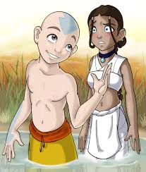 On a computer it is usually for the desktop, while on a mobile phone it. Aang And Katara Background By Amiraink On Deviantart