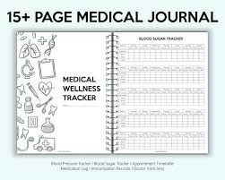Keep Track Of All The Important Medical Information In Your Life With This Beautifully Designed Medical Planner Medication Tracker Medical Journals Medical