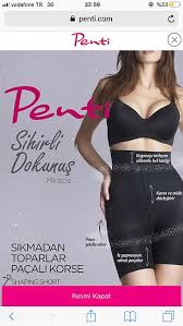 Penti Pacali Korse Penti Camasir 45 Indirimli Gardrops