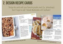 Change the font, colors, and text to make the perfect recipe cards. Make Speaking Recipe Cards With Saybooks