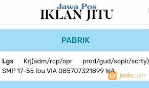 Satpam pabrik tangkap karyawan yang mencuri ribuan pengait bra Pekerja Satpam Pabrik Kab Sidoarjo Jualo