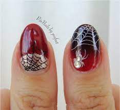 Va a ser de las mejores del siglo, algo bueno tenía que traer este año tan dramático. Pinnails Halloween Nails 1 2 Spiderweb Nails In Gelish En 2019 Unas De Halloween Dar En El Clavo Y Unas De Otono
