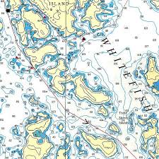 Barney Narrows And Three Sisters Map Lake Of The Woods Ontario