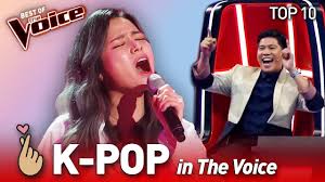 K Pop Songs In The Voice Top 10 Youtube