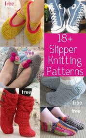Click to link for free pattern. Slipper Knitting Patterns In The Loop Knitting