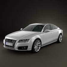 3d Model Of Audi A7 Sportback 2010 Audi A7 Sportback Audi A7 Audi