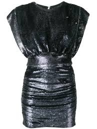 Iro Sequin Embellished Dress Black Embellished Dress Fashion Dresses