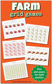 Farm Grid Games To Support Basic Math Skills Basic Math Skills Basic Math Grid Game
