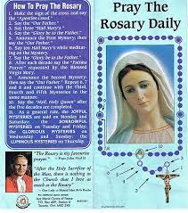 There are four sets of mysteries: Pray The Rosary Daily