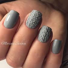 Textured Nail Art To Take Your Mani To Another Dimension Sweater Nails Trendy Nails Nail Art Tutorial