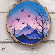 6 Amazing Wood Panel Art For Home Decor Painting Ideas For Beginner Homedecor Decor Decoration Painting Crafts Painting Decorative Painting