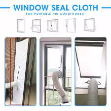 You can see how one homeowner did it in the video below. Warmtoo Portable Air Conditioner Window Air Vent Seal Lock Cloth Plate Air Outlet Pipe Tube Hose Window Sliding Door Sealing Kit Air Conditioner Covers Aliexpress