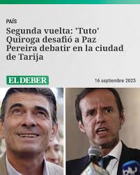 Alianza Libre y el Partido Demócrata Cristiano irán a la segunda vuelta el  próximo 19 de octubre. #ElDeber #Bolivia https://eldeber.com.bo/s/n_530264