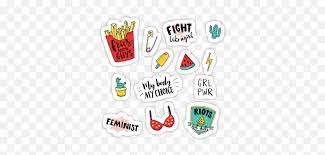 Maybe you would like to learn more about one of these? Feminism Stickers Set Sticker Adesivos Aesthetic Printable Aesthetic Sticker Set Png Feminist Png Free Transparent Png Images Pngaaa Com