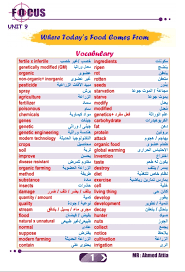 مذكرة لغة إنجليزية للصف الثاني الثانوي الترم الثانى 2020 مذكرة Focus