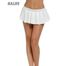 Black And White Pleated Mini Skirt Women Micro Skirt Low Waist Black White Green Short Mini Sleepwear Pleated Skirts Micro Skirt Mini Skirts Women S Mini Skirts