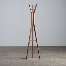 Floor Coat Rack Contemporary Oak Walnut Percheros De Pie Percheros Percheros Modernos