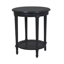 Side tables for living rooms. Polo Occasional Table Designer Oak Black Rattan