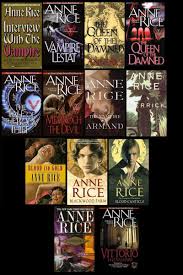 The Vampire Chronicles Series By Anne Rice Vampire Books Anne Rice Books The Vampire Chronicles