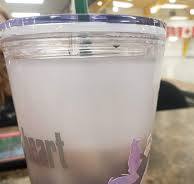 how to put mica powder inside a glass libby cup?