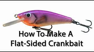 How To Make A Flat Sided Crankbait Lure Making Custom Lures Fish
