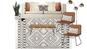 This is the boho master bedroom mood board that started off our room makeover. Diy Boho Living Room Home Office Makeover Erin Spain