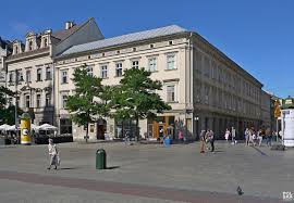 Ulica stała się reprezentacyjną arterią miasta, znajdowały się tu najlepsze sklepy. Palac Malachowskich Ul Szewska Krakow Zdjecia