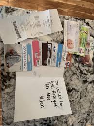 4 gift cards baby products canopy couture nursing pillow udder covers, see desc. Thoughtful Giftcards From Jen Scam Babycenter