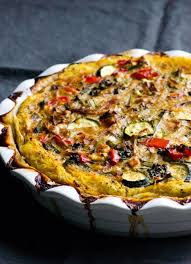 Spaghetti Squash Quiche With Balsamic Vegetables Feta Ifoodreal Breakfast Quiche Recipes Quiche Recipes Balsamic Vegetables