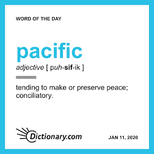 Pacific Word Of The Day January 11 2019 In 2020 Uncommon Words Weird Words Words