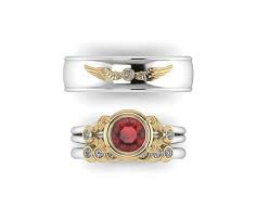 Accio All Of These Harry Potter Inspired Wedding Rings Harry Potter Engagement Ring Harry Potter Ring Harry Potter Wedding Rings