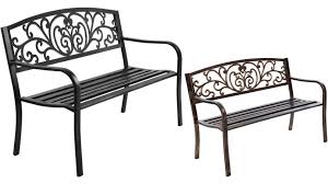 Buy Gardeon Cast Iron Garden Bench Harvey Norman Au